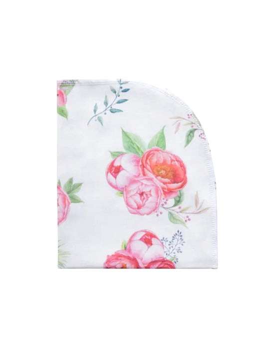 Peonies Organic Baby Blanket