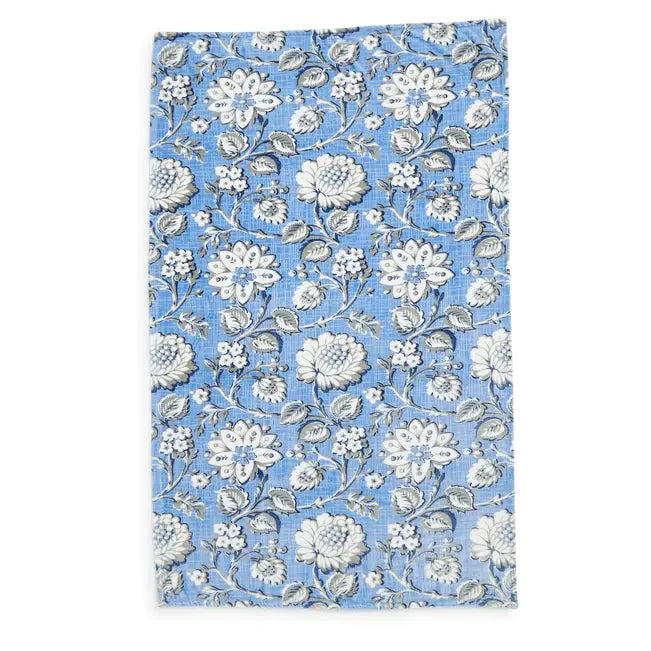 Plush Throw Blanket - Sweet Garden Blue