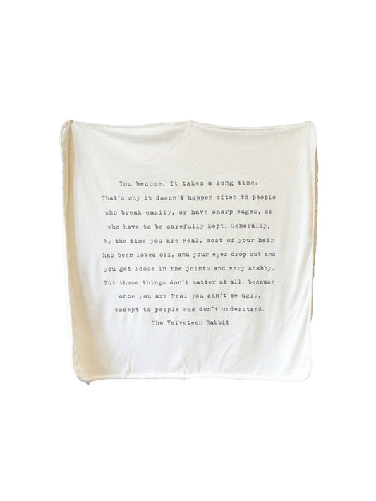 Velveteen Rabbit Baby Blanket