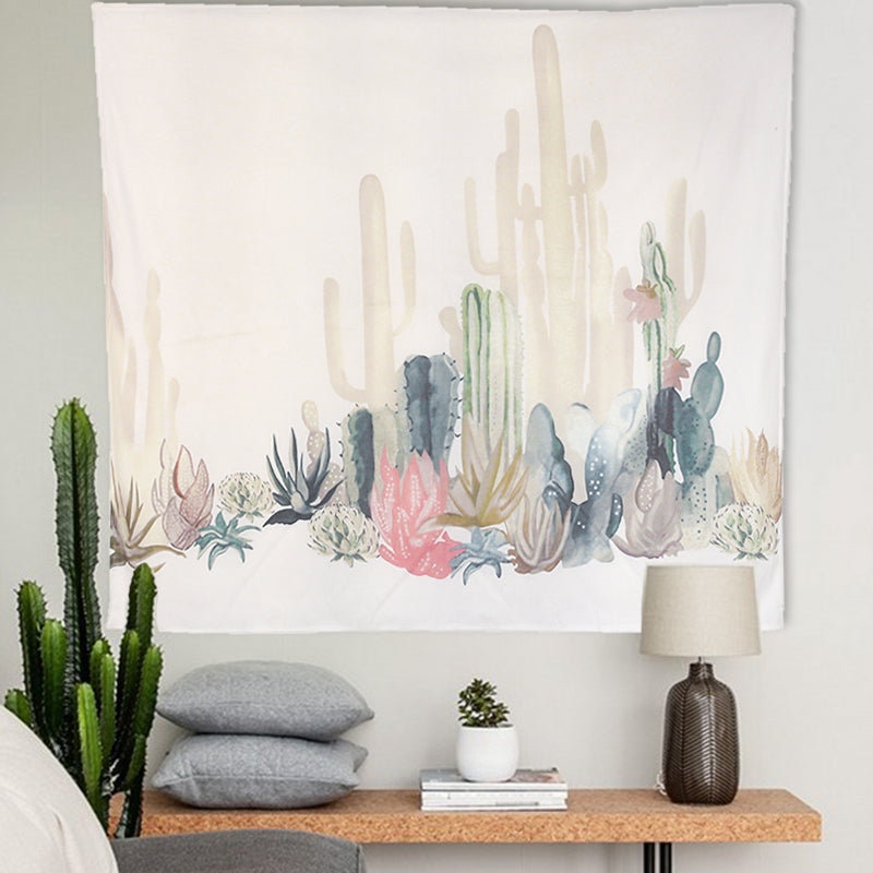 Cactus Tapestry Wall Hanging Throw Cloth