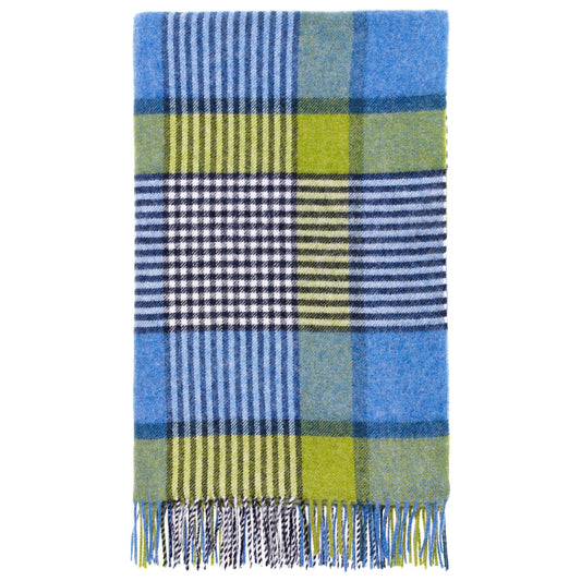 Bronte by Moon Thorpeness Sea Throw Blue Green 140cm x 185cm