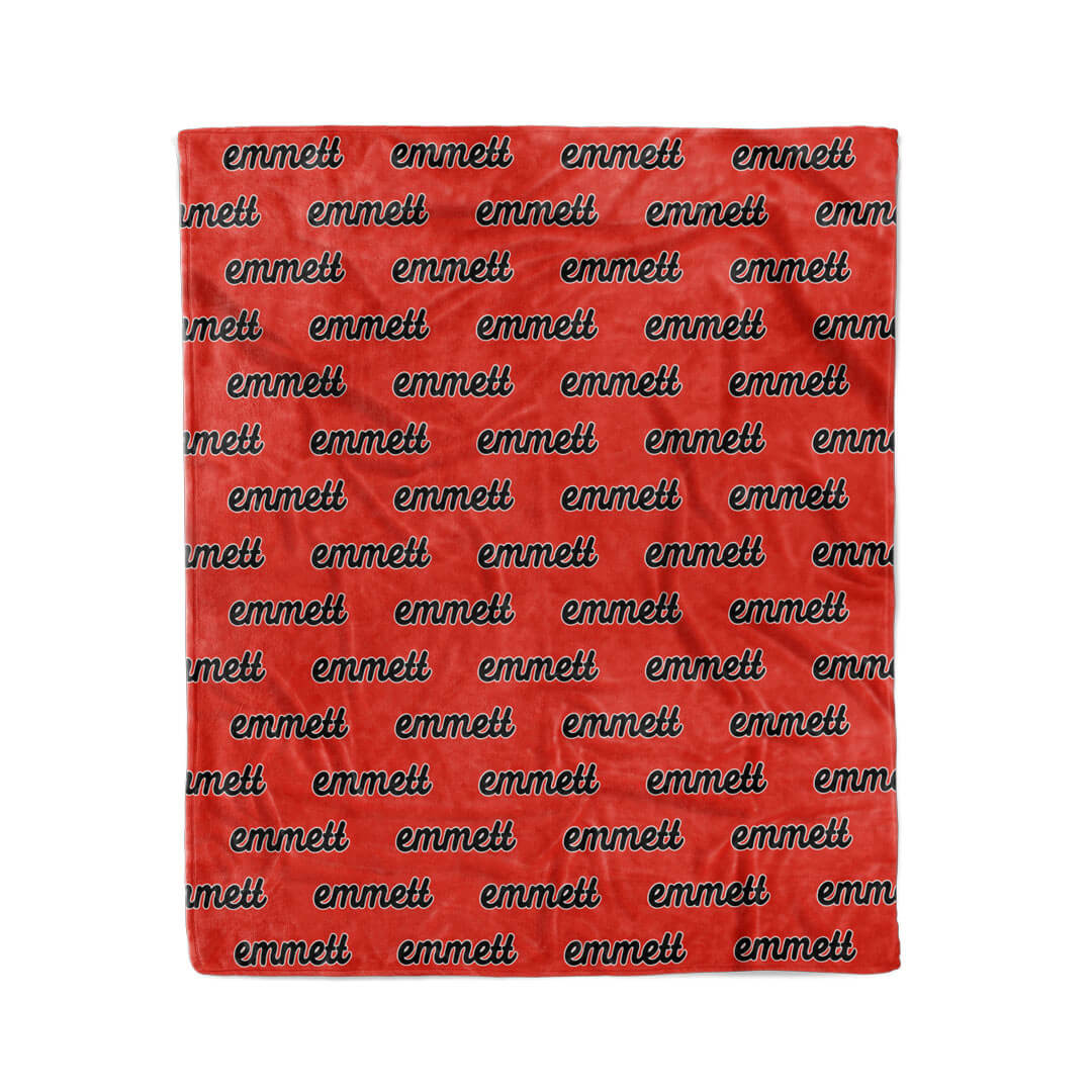 Personalized Color Blanket | Raider Red