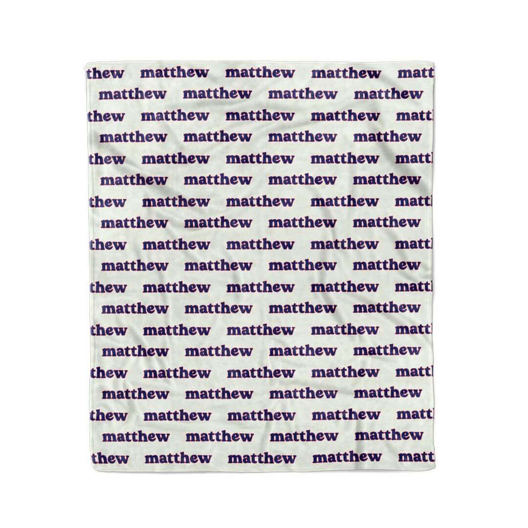 Personalized Color Blanket | Expo White