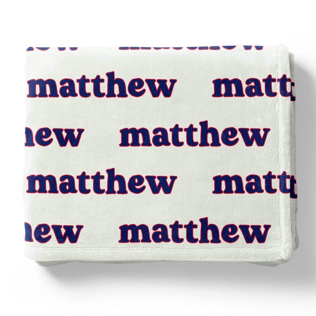 Personalized Color Blanket | Expo White