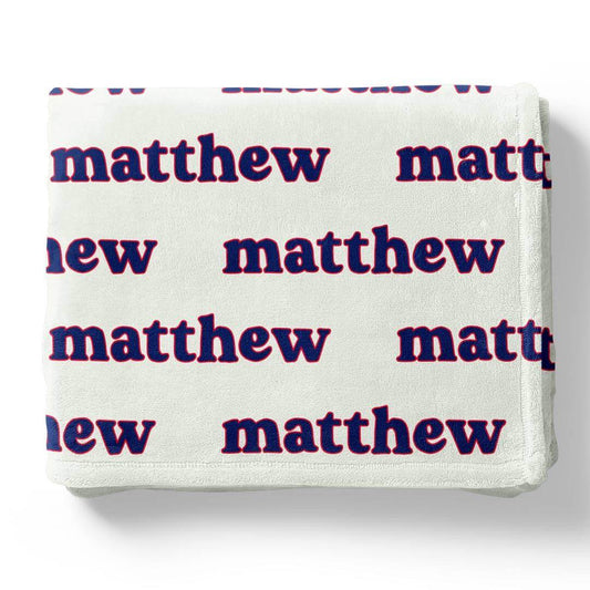 Personalized Color Blanket | Expo White