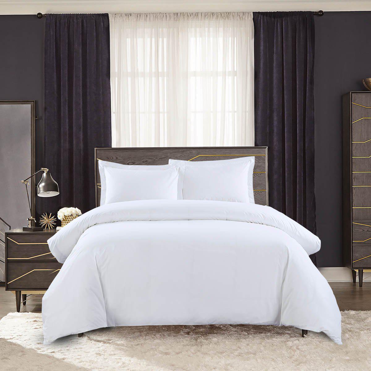 Soft Percale Egyptian Cotton 300 Thread Count Duvet Cover