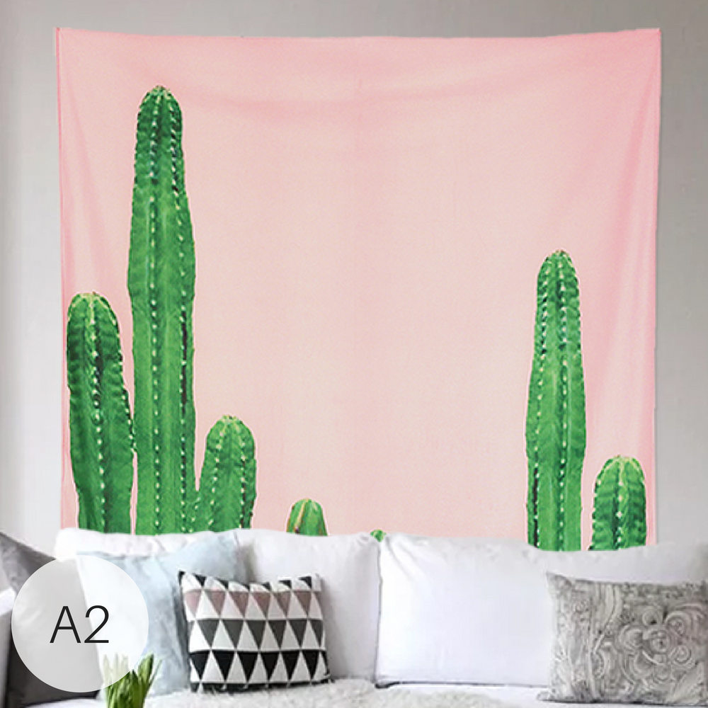 Cactus Tapestry Wall Hanging Throw Cloth