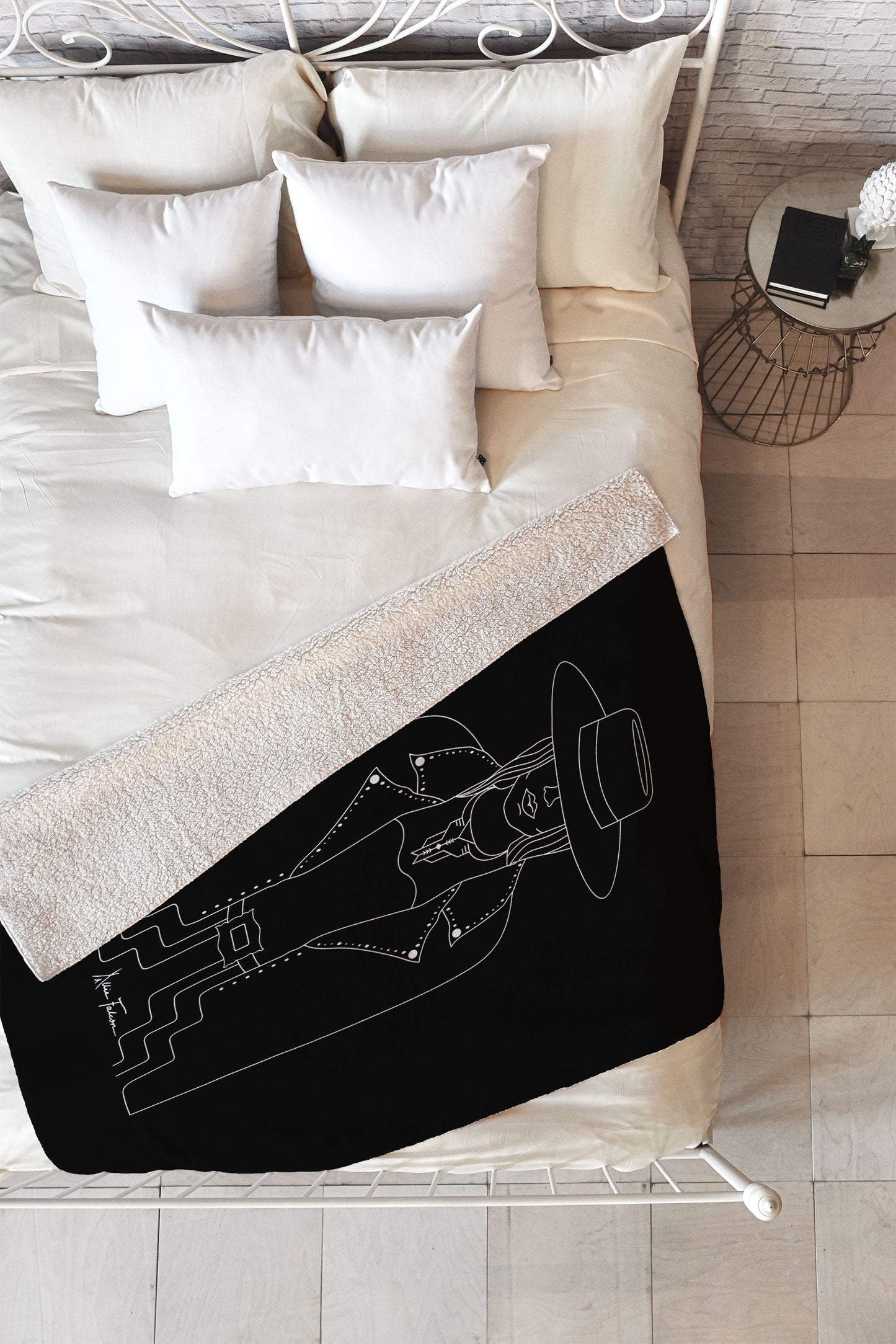 Lady Outlaw Fleece Throw Blanket (DS) DD