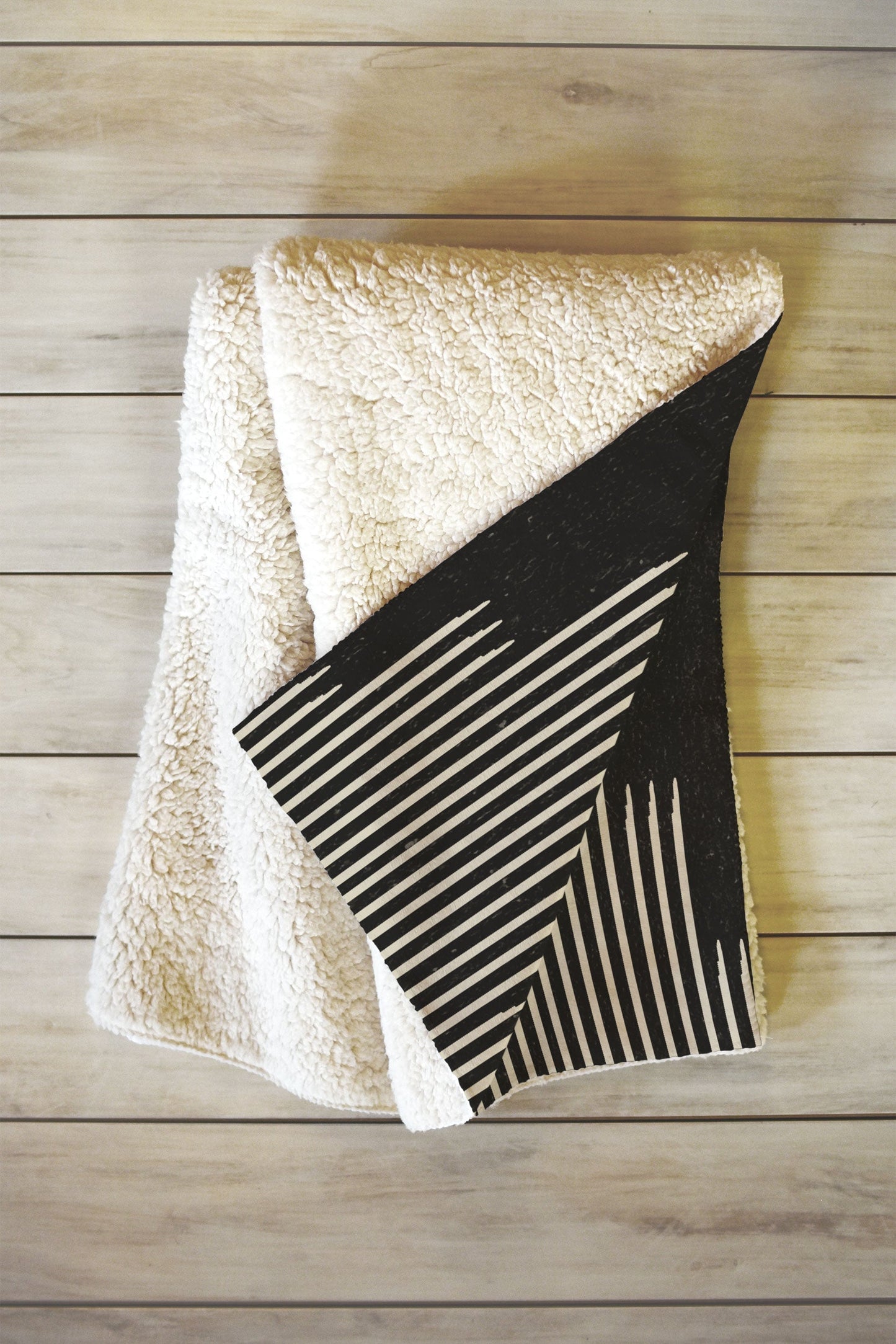 Southwestern Minimalist Fleece Throw Blanket (DS) DD