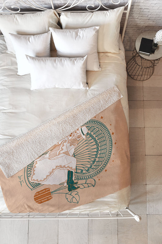 Texas Bohemia Fleece Throw Blanket (DS) DD