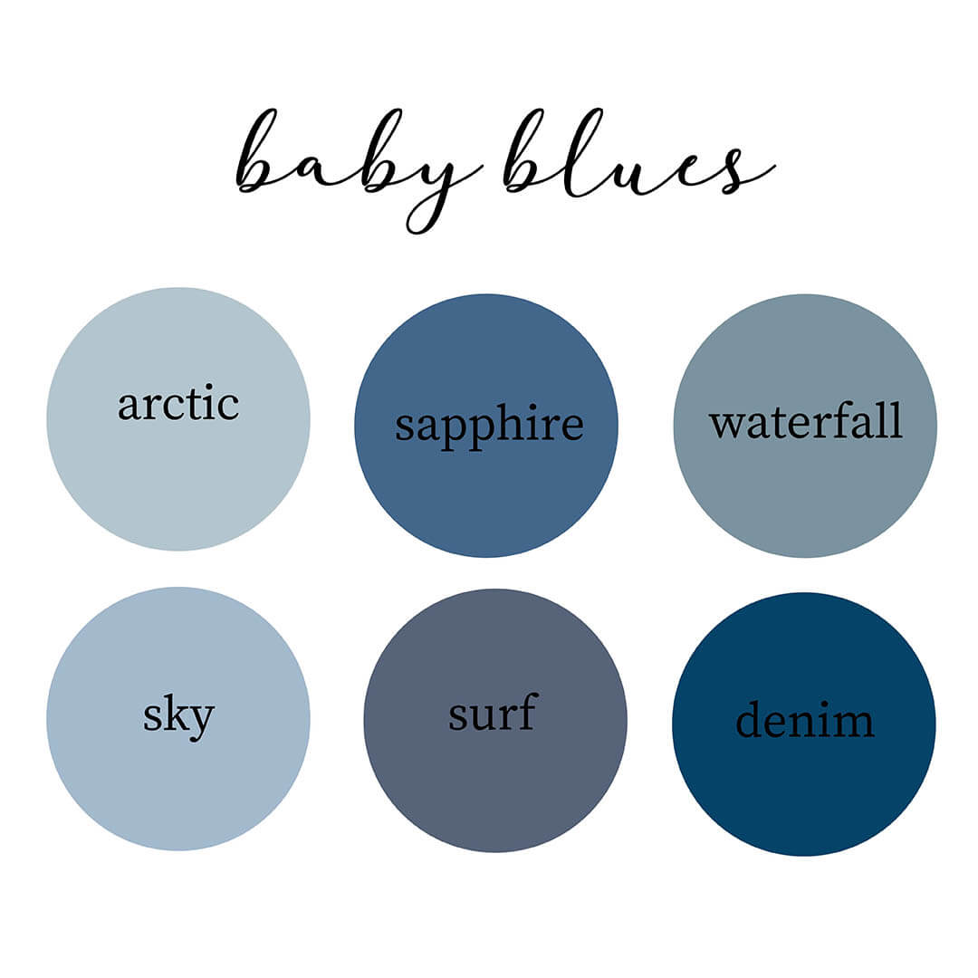 Baby Blues Personalized Color Blanket