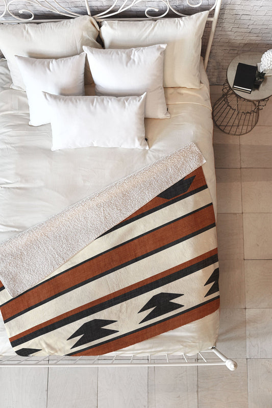 Province Rust Fleece Throw Blanket (DS) DD