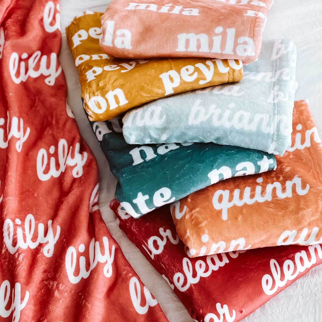 Personalized Color Blanket | Mint