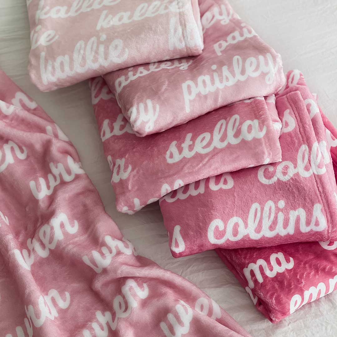 Personalized Color Blanket | Sweet Heart