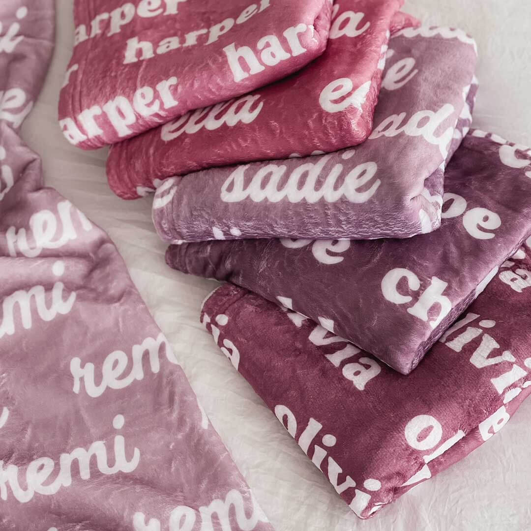 Personalized Color Blanket | Violet