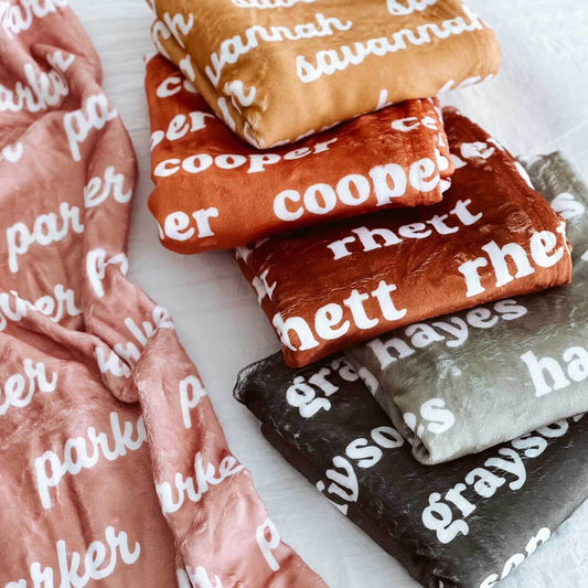 Sandy Sunset Personalized Color Blanket