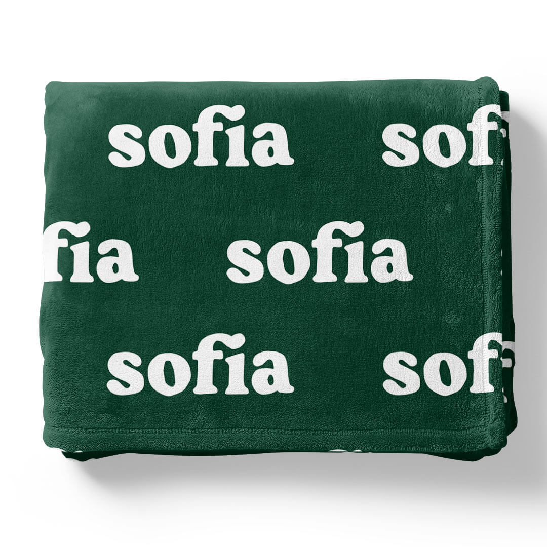 Personalized Color Blanket | Ohio Green