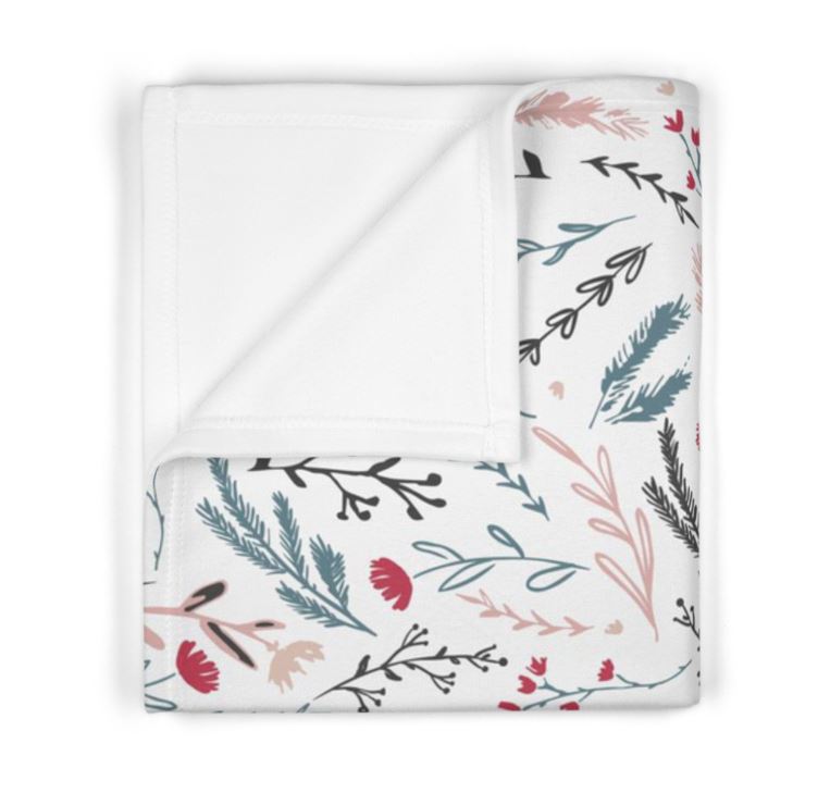 Spring Floral Blanket