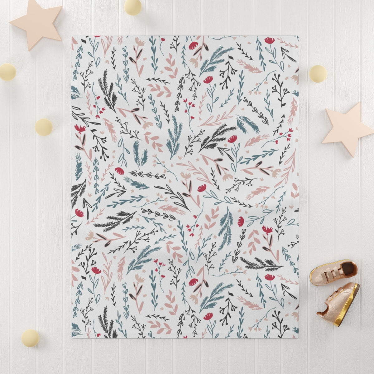 Spring Floral Blanket