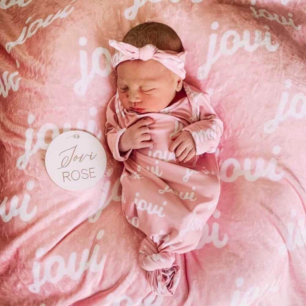 Personalized Color Blanket | Ballet Pink