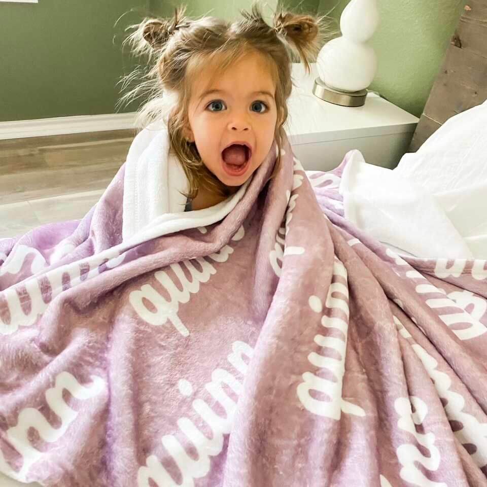 Personalized Color Blanket | Lilac