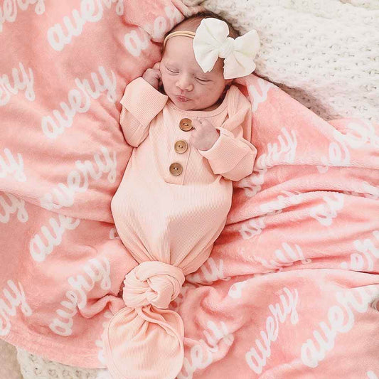 Personalized Color Blanket | Salmon