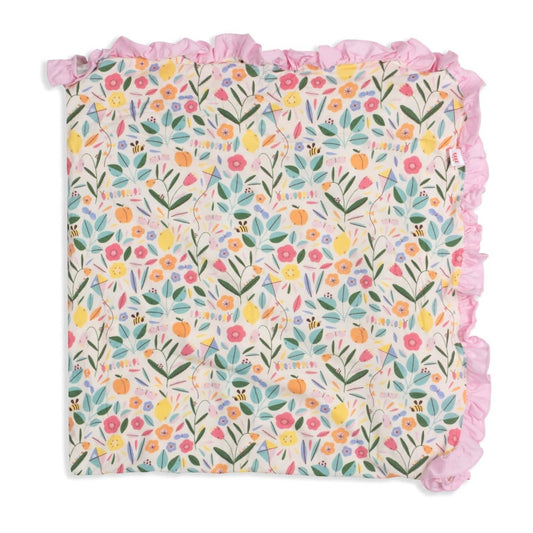 Life's Peachy Modal Ruffle Baby Blanket
