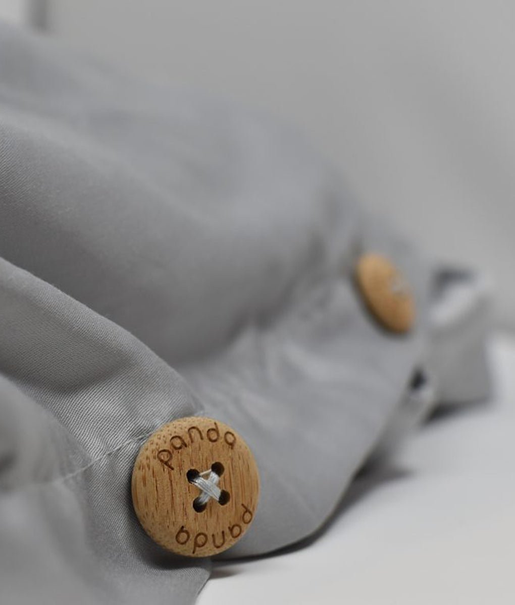 Panda London Bamboo Duvet Cover - Quiet Grey