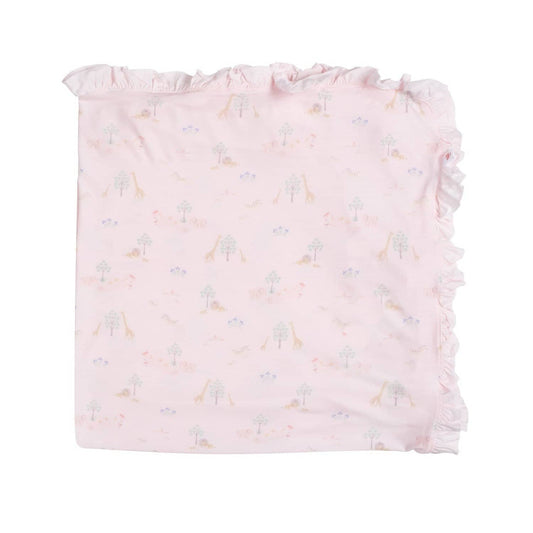 Pink Serene Safari Modal Baby Blanket