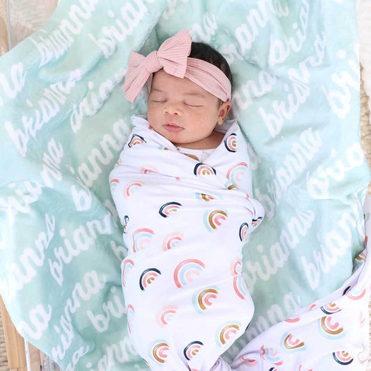 Personalized Color Blanket | Mint