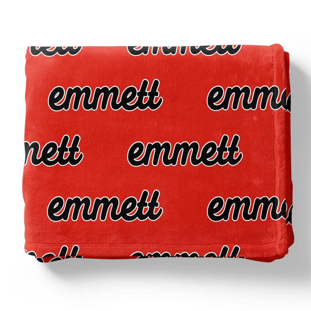 Personalized Color Blanket | Raider Red