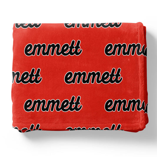 Personalized Color Blanket | Raider Red